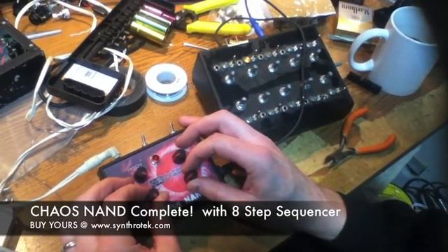 Synthrotek Chaos Nand Synth with 8 Step Analog Sequencer смотреть онлайн