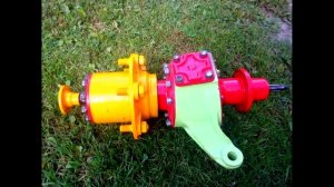 Переломный узел для вездехода на шинах низкого давления