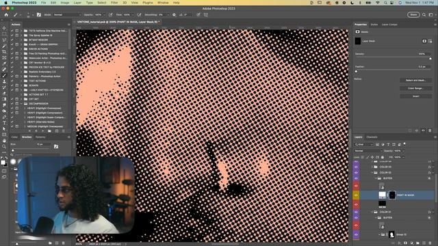 Create A Vintage Halftone Portrait Design in Photoshop смотреть онлайн