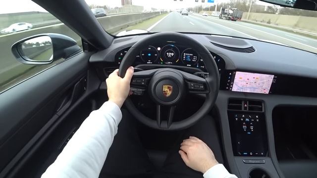 The New Porsche Taycan 2023 Test Drive