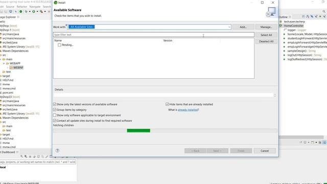 Spring STS JSP Page not showing in wizrd Box смотреть онлайн