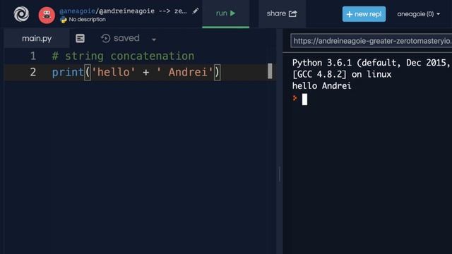 17.19 String Concatenation смотреть онлайн