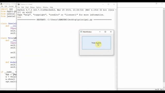 Interfaces Gráficas com PyQt5 [18] - Abertura de múltiplas janelas смотреть онлайн