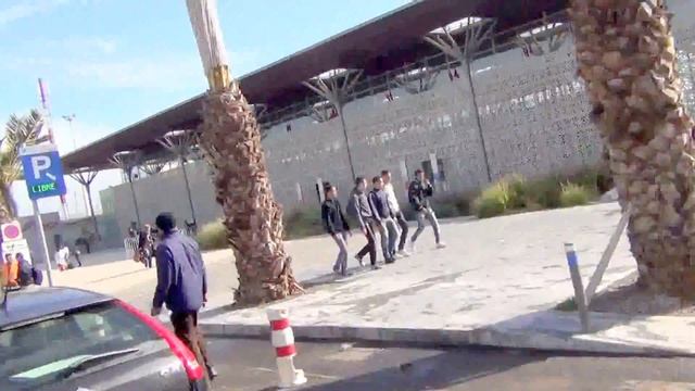 КАСАБЛАНКА ВЬЕЗД В МОРСКОЙ ПОРТ    CASABLANCA Entrance Of The SEAPORT   00052