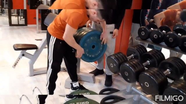 90 Kg Statik Biceps Antrenmanı