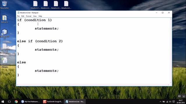 if else statement in Java Part 1 смотреть онлайн