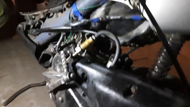 скутер Honda Dio af-27 взяли под восстановление. смотреть онлайн