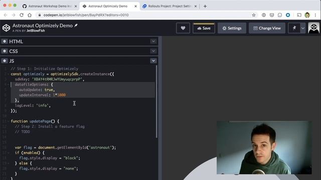 Implementing Optimizely's Astronaut Demo смотреть онлайн