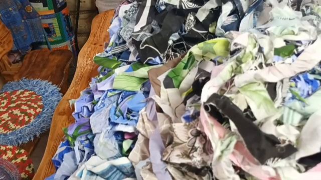 Кому мусор,а мне материал для рукоделия/Ветошь от Магнатекс от 5 до 10 см/Ого, какая куча ветоши! смотреть онлайн