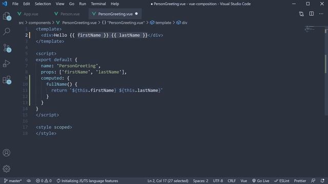 Vue JS 3 Tutorial - 63 - Props and Composition API смотреть онлайн