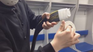 Хоккей. Как обмотать хоккейную клюшку.