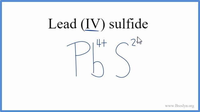 How to Write the Formula for Lead (IV) sulfide (PbS2) смотреть онлайн