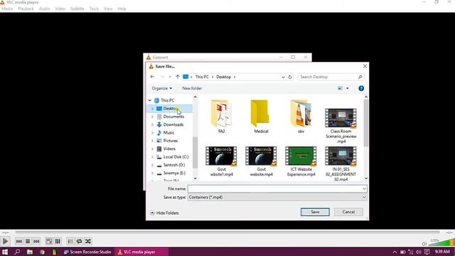 Record your desktop with VLC media player смотреть онлайн