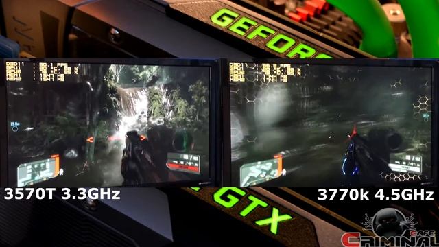 GTX Titan SLI - Crysis 3 and CPU scaling 3770K 4.5Ghz vs 3570T 3.3GHz смотреть онлайн