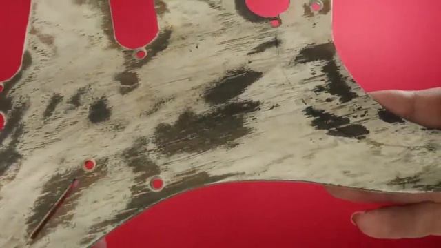 Fender Stratocaster Pickguard Heavy Relic Wood Aluminum Aged Title 1 смотреть онлайн
