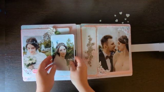 Большой свадебный альбом с фотографиями • ручная работа • скрапбукинг • альбом своими руками смотреть онлайн