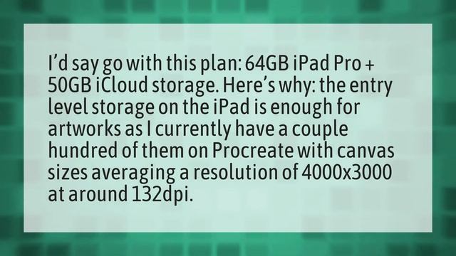 Is 64gb iPad pro enough for procreate? смотреть онлайн