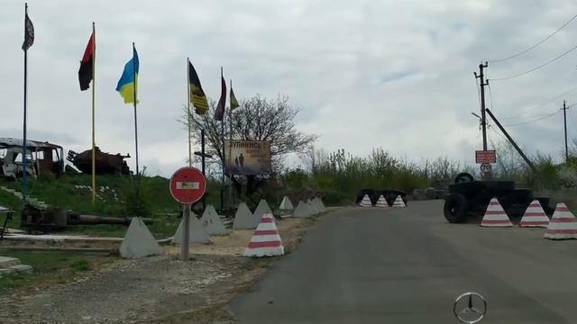 Поездка по 112 му маршруту автобуса Авдееевка - Ясиноватая смотреть онлайн