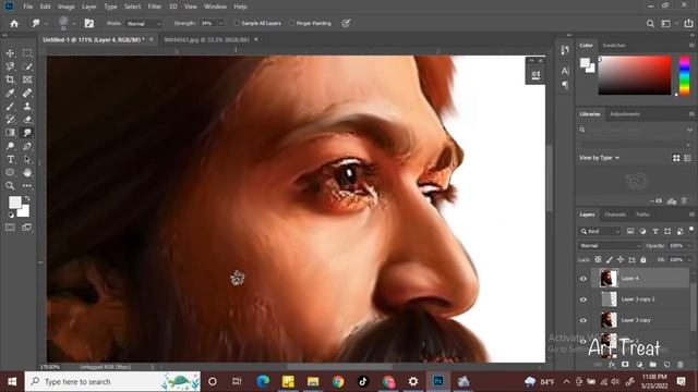 KGF Rocky Oil Paint Photoshop смотреть онлайн