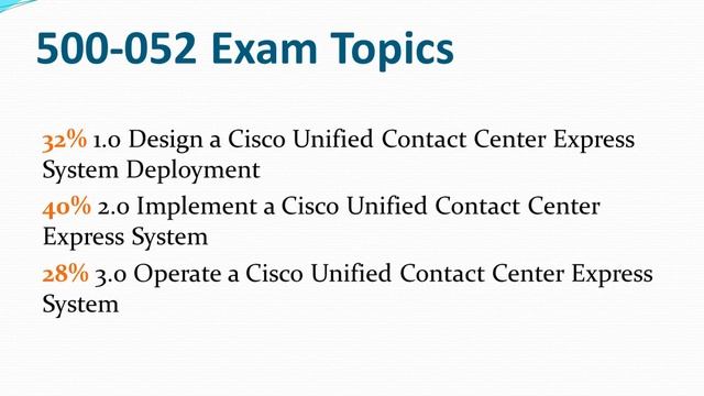 Passtcert Cisco 500-052 UCCXD Exam Actual Questions 500-052 UCCXD Dumps Book смотреть онлайн