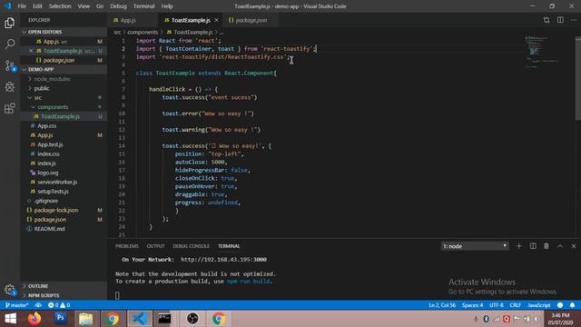 How to use React Toastify | React Toast Notification смотреть онлайн