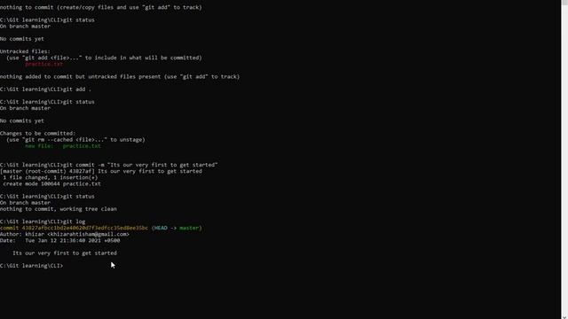 Learn Git through CLI & GUI | Basic Work Flow | Lecture no 2 | Crash course on Git смотреть онлайн