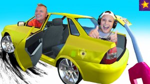 Какая ЛАДА ГРАНТА КРУЧЕ против ПОЛИЦИИ ИГОРЬ и ПАПА в Погоне в ГТА5