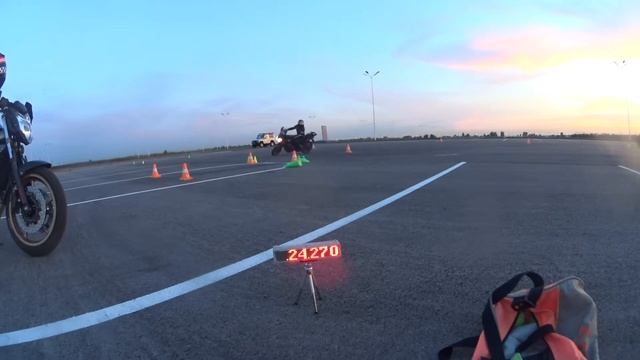 Gymkhana GP 2018 stage1 / Железняк Honda CBF600SA / heat 1 смотреть онлайн