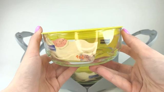 Многоуровневый Стеклянный Контейнер с 3 отсеками по 420 мл Bowl for Freshness для продуктов смотреть онлайн