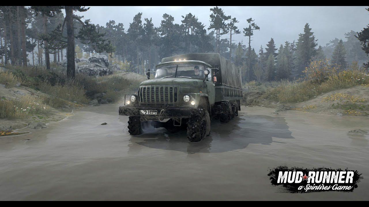 Spintires: MudRunner - Карта: Чарские пески. Воины бездорожья. Суровые Лесовозы. Игра с подписчиками смотреть онлайн
