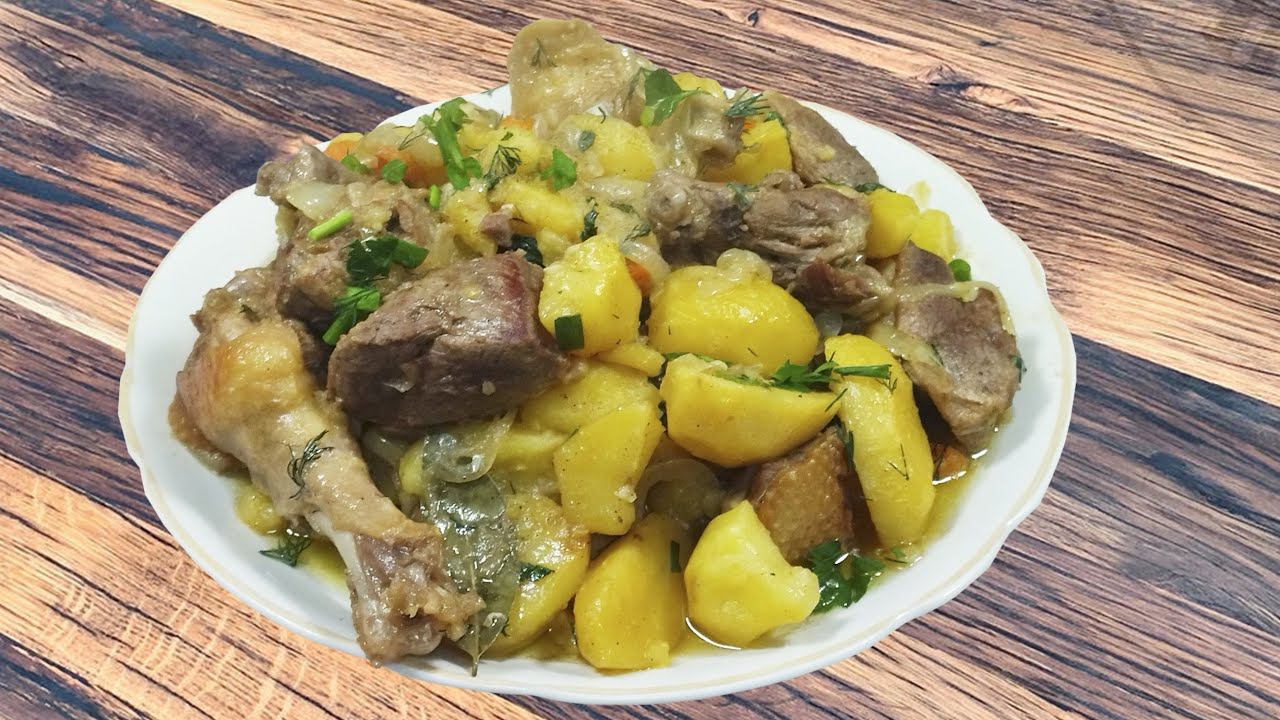 Утка с картошкой "По-деревенски" НУ ОЧЕНЬ ВКУСНО, ЧУТЬ ЯЗЫК НЕ ПРОГЛАТИЛА!!!! смотреть онлайн