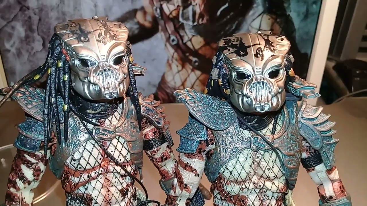 Comparison! Neca Ultimate Guardian Predator (Original vs Reissue). смотреть онлайн