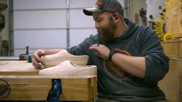 Making Wood Clog Heelys (from pallet wood) смотреть онлайн