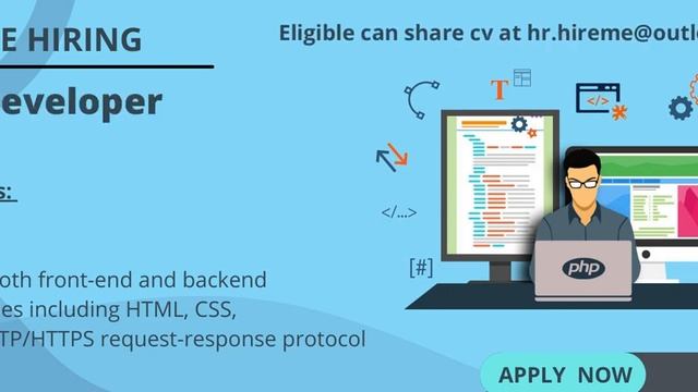 Hiring for PHP Developer with 2 to 5 years experience смотреть онлайн