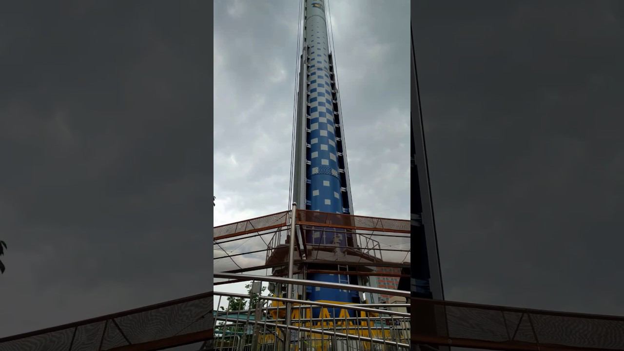 Самый экстремальный аттракцион в Lotte World, Сеул.