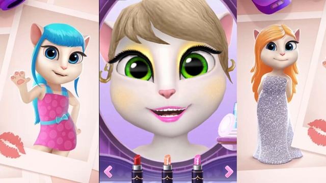 Мульт ИГРА. Говорящая Анжела ВОЗРОЖДЕНИЕ Часть 12.ЗВАНЫЙ УЖИН в РЕСТОРАНЕ. Мультик про котиков смотреть онлайн