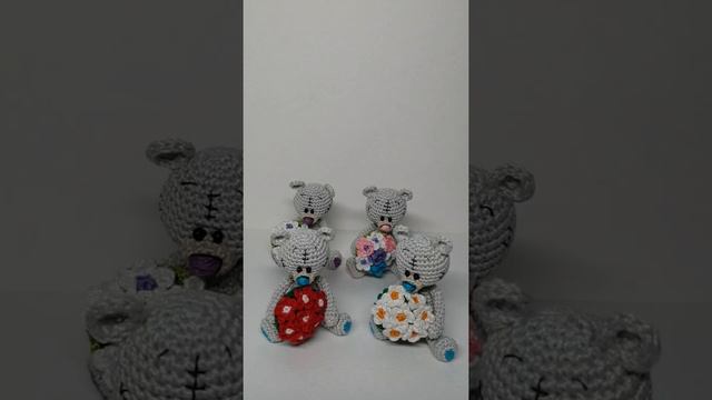 Мишка Тедди крючком crochet a Teddy bear #short смотреть онлайн