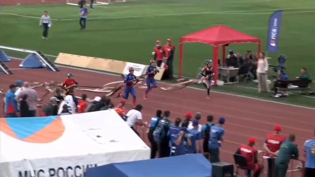 Чемпионат России по пожарно-спасательному спорту. Полоса препятствий. Финальный забег, девушки смотреть онлайн