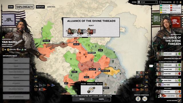 THE BROKEN ALLIANCE! Total War: Three Kingdoms - White Tiger - Yan Baihu Campaign #10