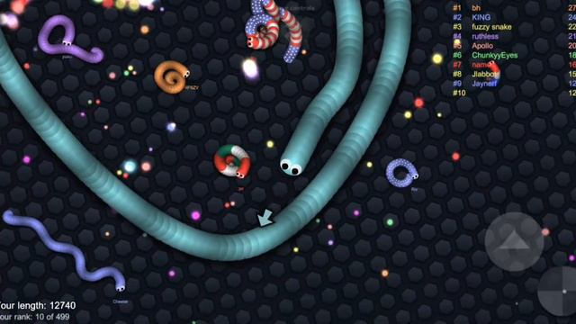 большой червяк в игре slither.io смотреть онлайн