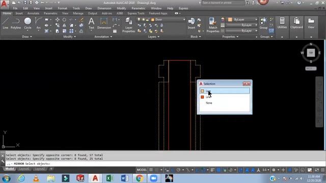 2BHK HOUSE PLAN THROUGH LAYER IN AUTOCAD | MAKE SIMPLE HOUSE PLAN IN AUTOCAD IN HINDI|PART-1 смотреть онлайн