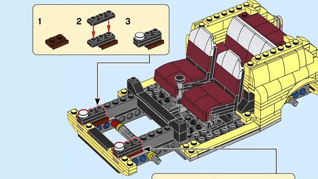 LEGO Creator Expert 10271, Fiat 500 - building instructions смотреть онлайн