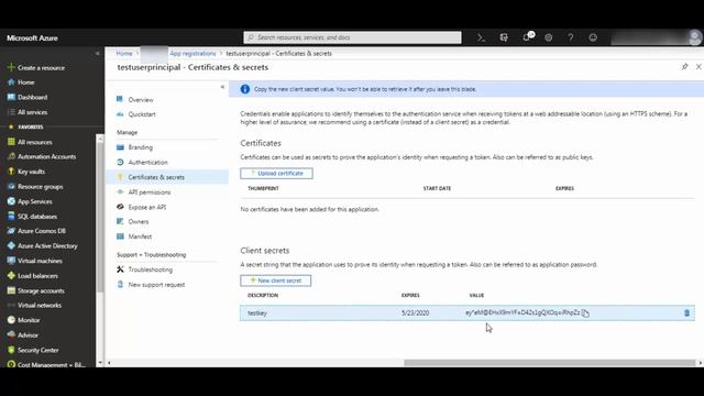 How to create Service Principals in Azure Portal смотреть онлайн