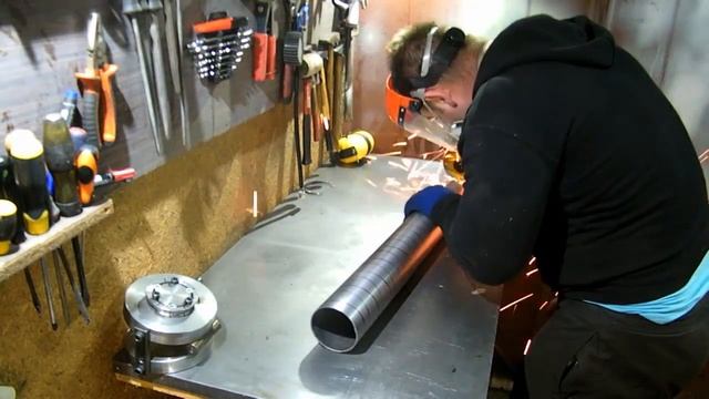 Порізка труби на сектори для зварних відводів 3.5 дюйма