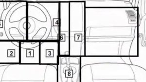 Volvo 440  1997 01 Diagnostic Obd Port Connector Socket Location Obd2 Dlc Data Link 1669