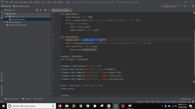 Cómo hacer un Notepad simple en Python ?️?? смотреть онлайн