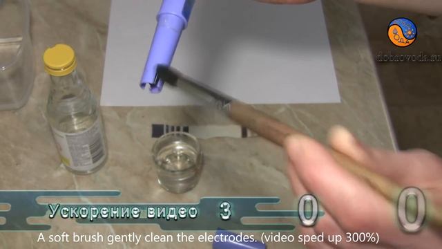 Чистка овп-метра. Cleaning ORP meter. смотреть онлайн