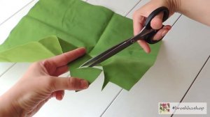 Мастер-класс: листья из фоамирана по шаблону за пять минут