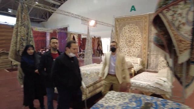 ISFAHAN Iran 2022 | Walking On Iranian Carpet Fair