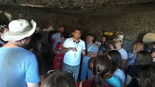 Каппадокия 2019. Вход в подземный город. смотреть онлайн